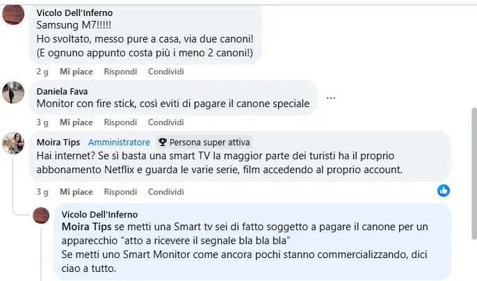 Casa vacanza con smart monitor