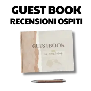Guest book per raccogliere recensioni ospiti