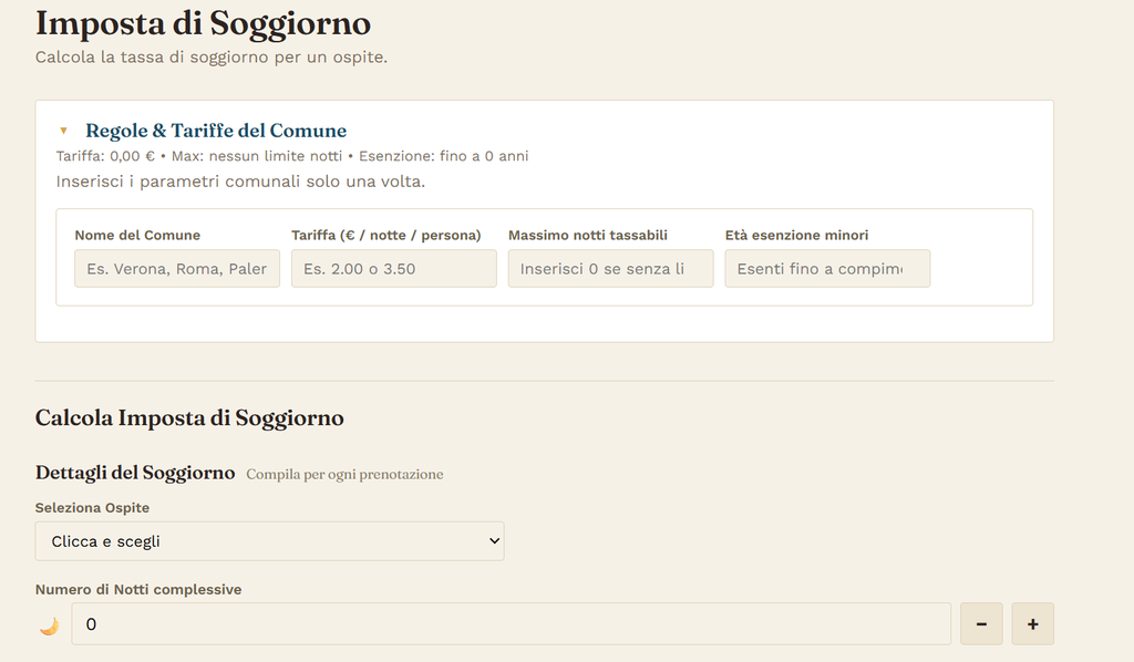 gestione imposta di soggiorno